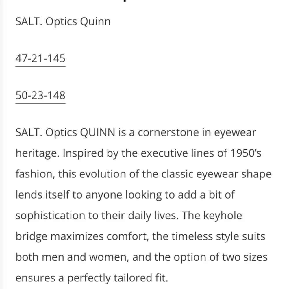 SALT -“Quinn” Frames, Color: Taupe. Size 47-21-145 LIKE NEW - Picture 3 of 8